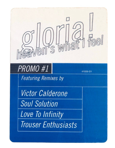 Gloria Estefan - Heaven's What I Feel, Electronic, Pop, Dance-pop, House, Trance, 1998 - Epic Dance, US, Vinyl 1x 12", Single