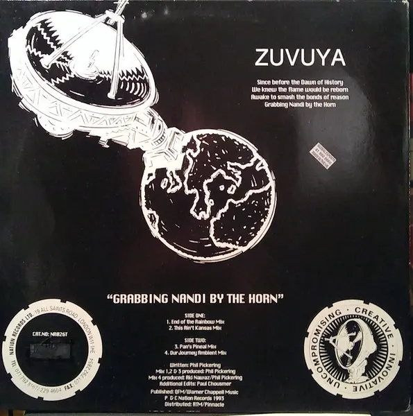 Album cover for Grabbing Nandi By The Horn by Zuvuya