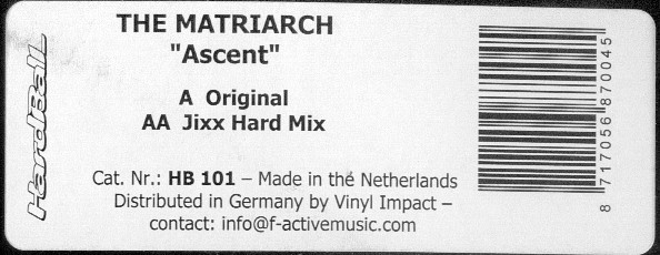 Album cover for Ascent by Matriarch, The