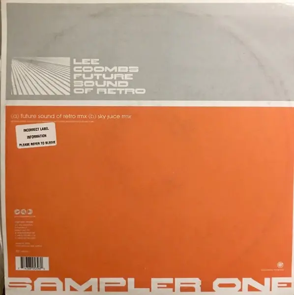 Lee Coombs - Future Sound Of Retro (Sampler 1), Electronic, Breakbeat, 2001 - Finger Lickin' Records, UK, Vinyl 1x 12", 45 RP