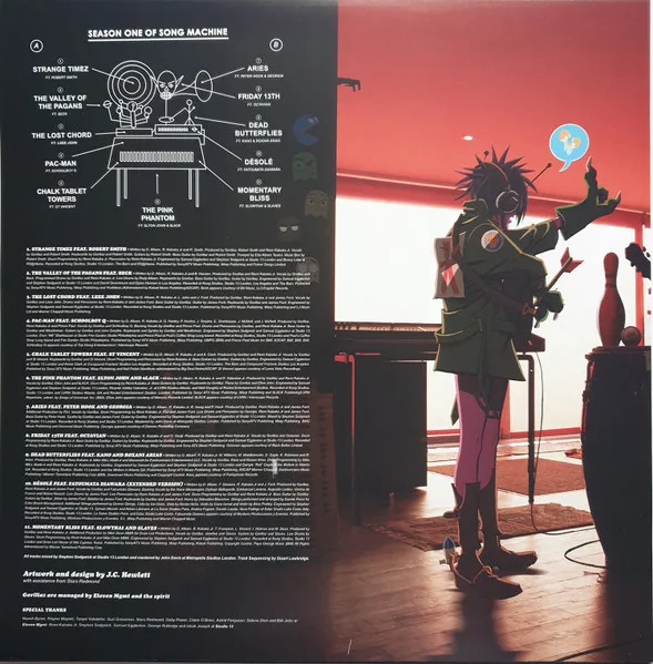 Album cover for Song Machine Season One by Gorillaz