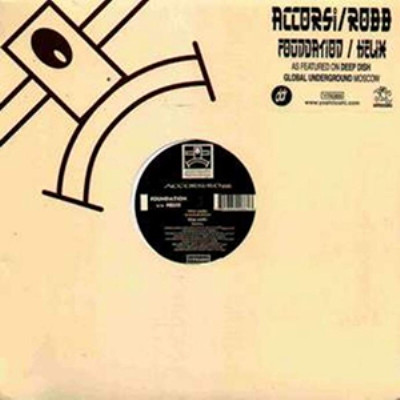 Martin Accorsi / Barry Robb - Foundation / Helix, Electronic, Progressive House, 2002 - Yoshitoshi Recordings, US, Vinyl 1x 1