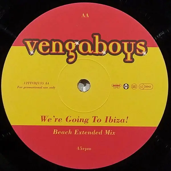 Vengaboys - Uncle John From Jamaica, Electronic, Downtempo, 2000 - Positiva, UK, Vinyl 1x 12", Promo