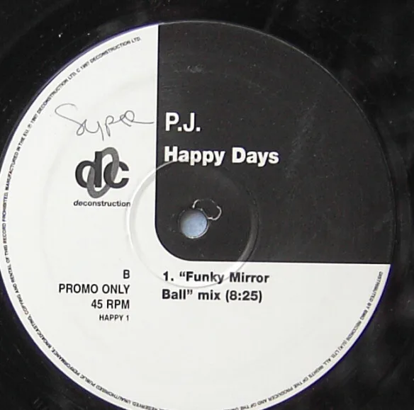 Album cover for Happy Days by Paul Jacobs