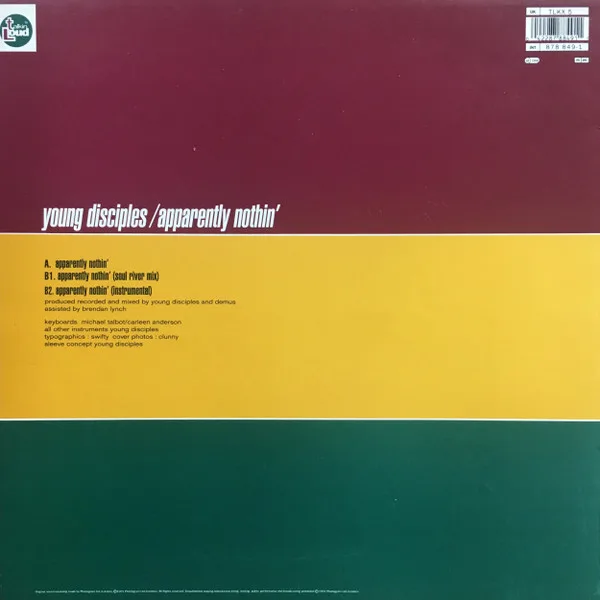 Album cover for Apparently Nothin' by Young Disciples