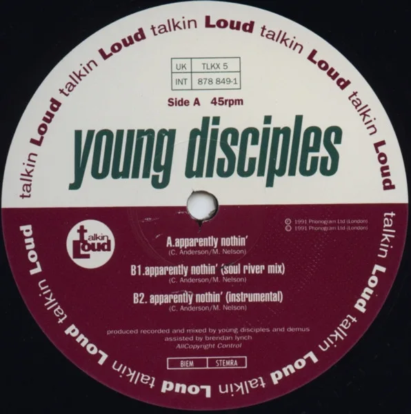 Album cover for Apparently Nothin' by Young Disciples