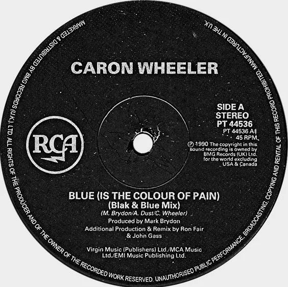 Album cover for Blue (Is The Colour Of Pain) by Caron Wheeler