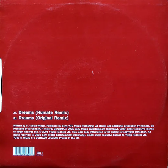 Album cover for Dreams by Miss Shiva