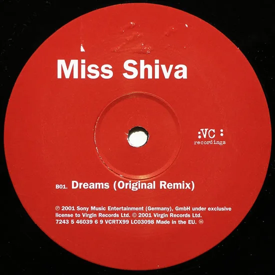 Album cover for Dreams by Miss Shiva