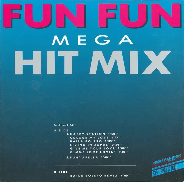 Album cover for Mega Hit Mix by Fun Fun