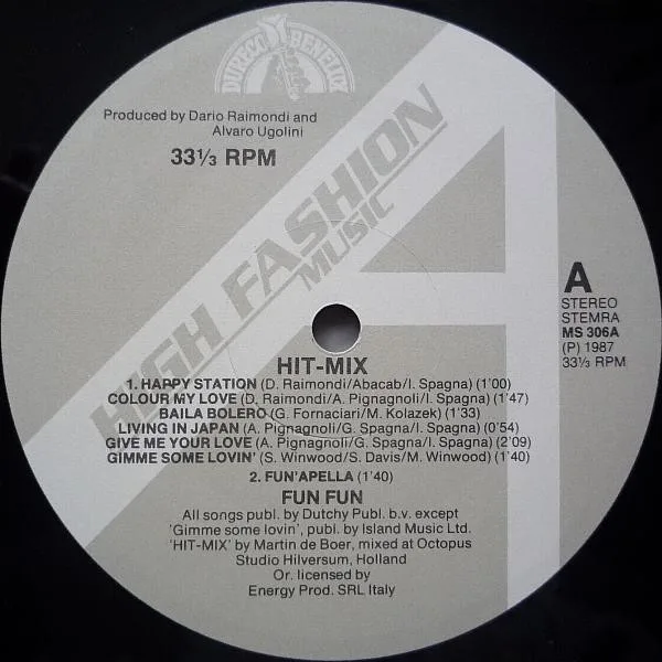 Album cover for Mega Hit Mix by Fun Fun