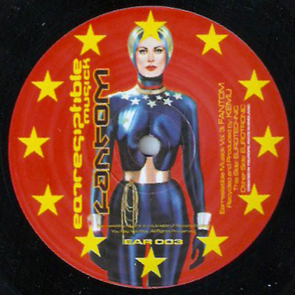 Kemu - Fantom, Electronic, Tech House, 2001 - Earresistible Musick, Slovenia, Vinyl 1x 12", 33 ⅓ RPM
