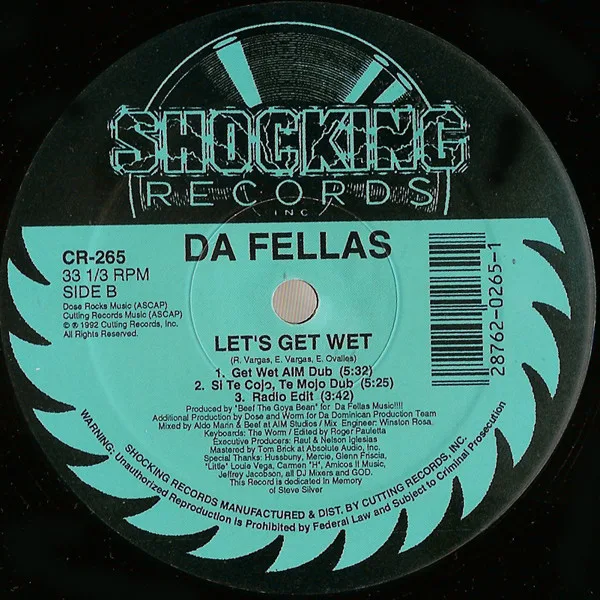 Album cover for Let's Get Wet by Da Fellas