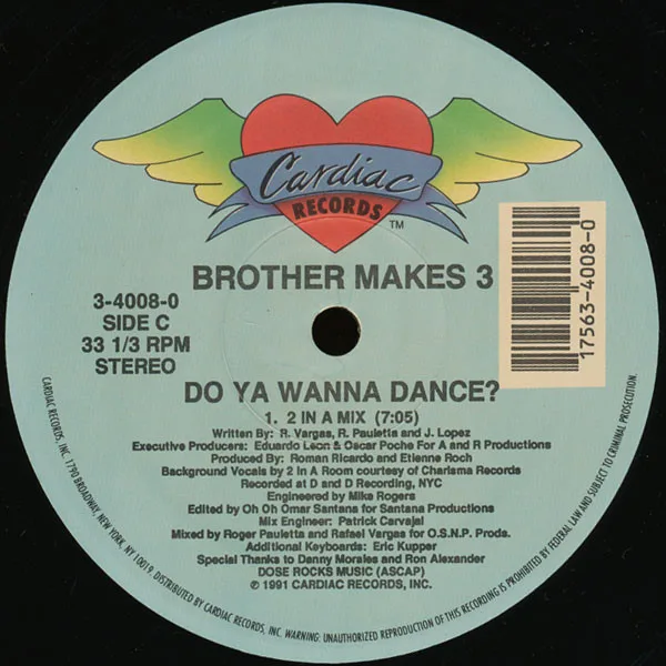 Album cover for Do You Wanna Dance? by Brother Makes 3