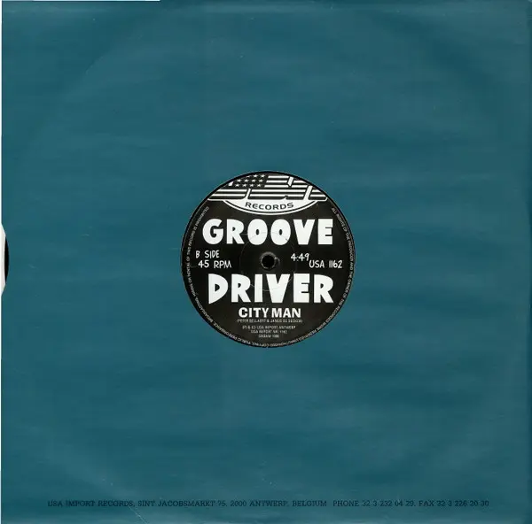 City Man - Mellow Heat, Electronic, Progressive Trance, Techno, 1996 - USA Import Music, Belgium, Vinyl 1x 12"