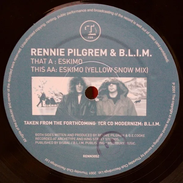 Album cover for Eskimo by Rennie Pilgrem & B.L.I.M.