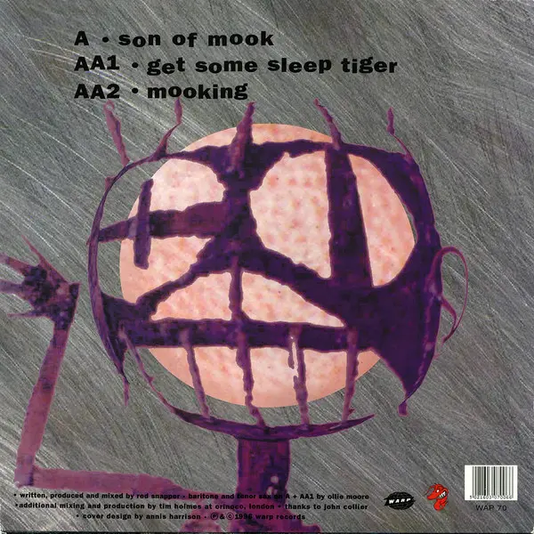 Red Snapper - Mooking, Electronic, Abstract, Future Jazz, 1996 - Warp Records, UK, Vinyl 1x 12", 45 RPM, Single