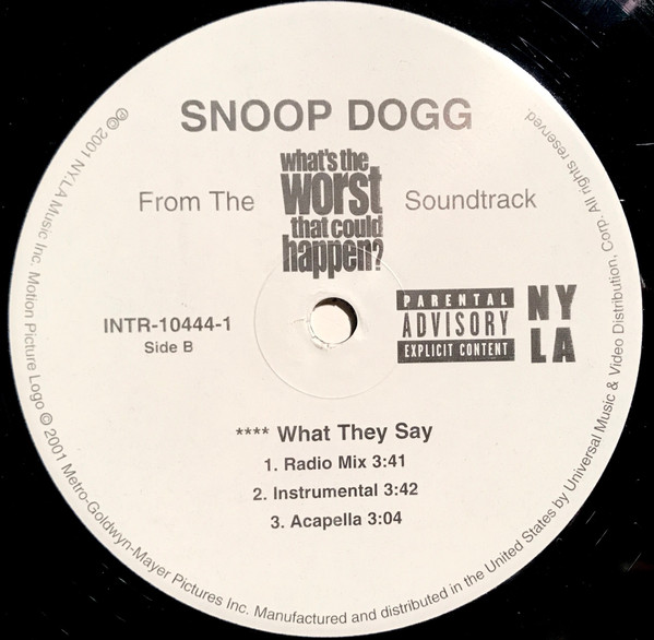 Queen Latifah Featuring Sara Jane / Snoop Dogg - Everywhere You Go / **** What They Say, Hip Hop, Stage & Screen, Soundtrack,