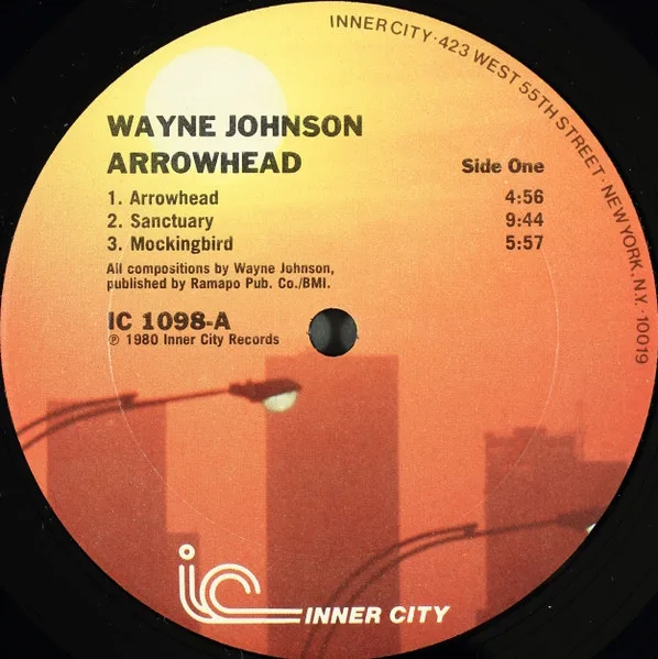 Album cover for Arrowhead by Wayne Johnson Trio