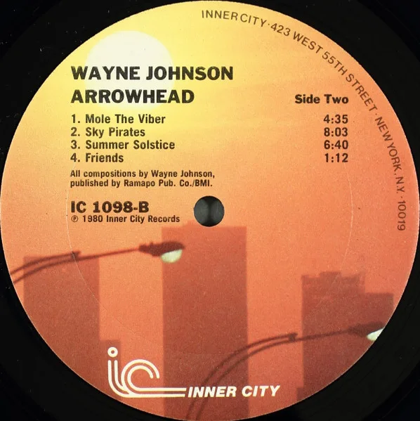 Album cover for Arrowhead by Wayne Johnson Trio
