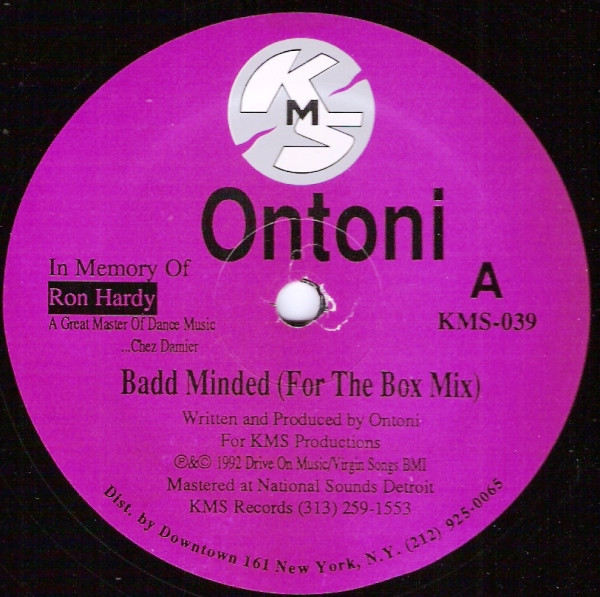Album cover for Badd Minded by Ontoni