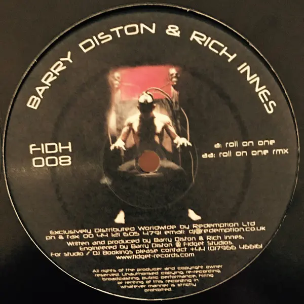 Album cover for Roll On One by Barry Diston & Rich Innes