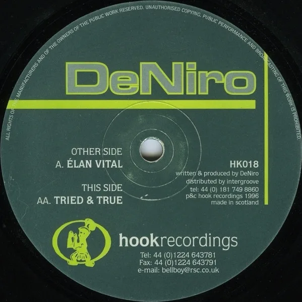 Album cover for Élan Vital by De Niro