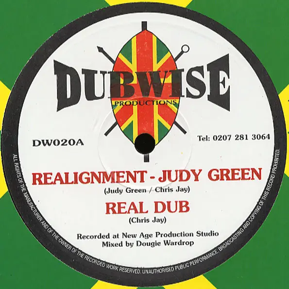 Judy Green - Realignment, Reggae, Dub, Roots Reggae, Dubwise Productions, UK, Vinyl 1x 10"