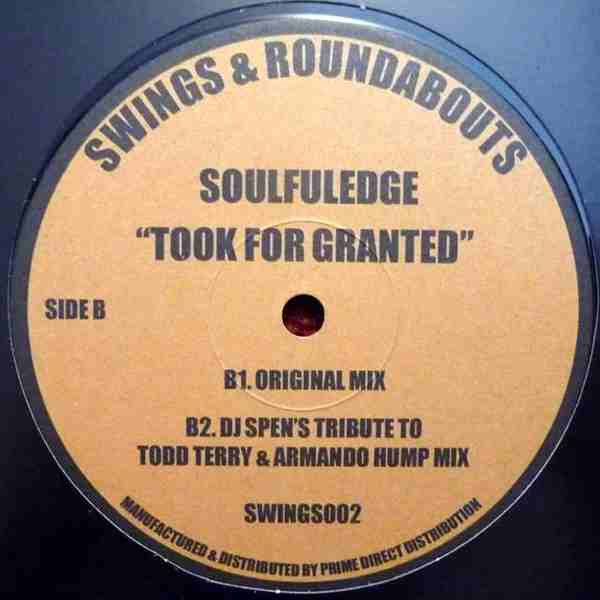 Album cover for Took For Granted by Soulfuledge