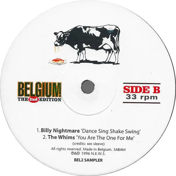 Various - Belgium The 2nd Edition [Sampler], Electronic, Hard Trance, Trance, 1996 - N.E.W.S., Belgium, Vinyl 1x 12", 33 ⅓ RP