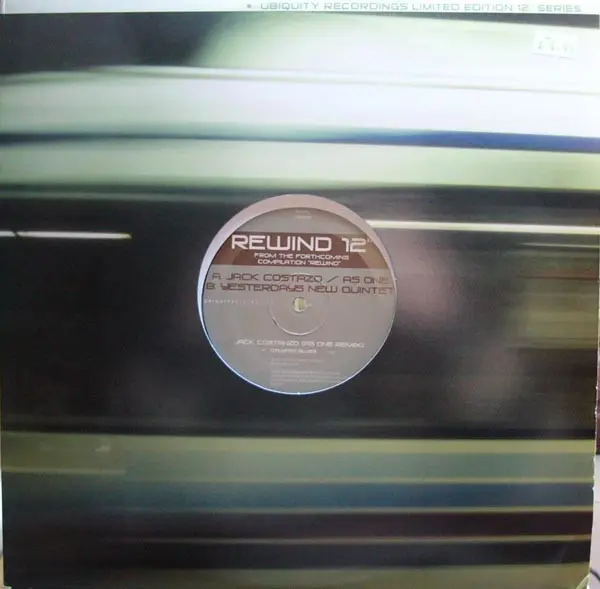 Jack Costanzo / As One / Yesterdays New Quintet - Rewind 12", Electronic, Hip Hop, Jazz, Deep House, Instrumental, Soul-Jazz,