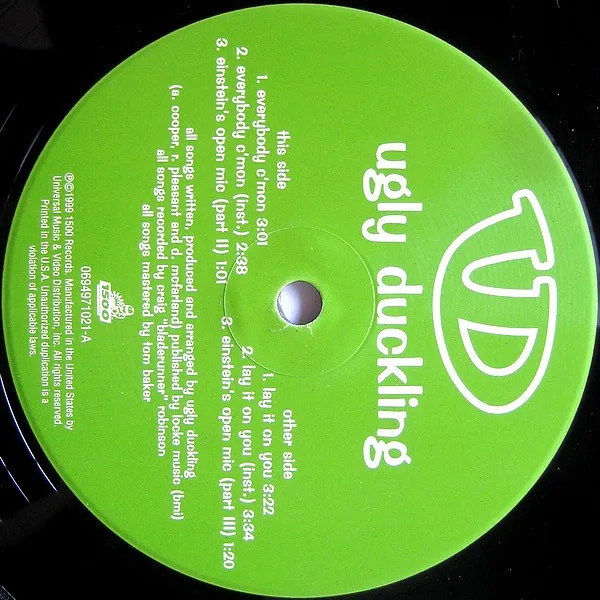 Album cover for Everybody C'mon / Lay It On You by Ugly Duckling