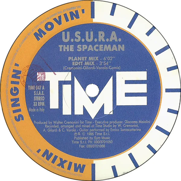 Album cover for The Spaceman by U.S.U.R.A.