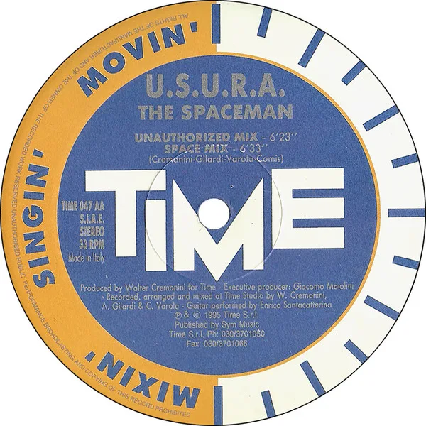 Album cover for The Spaceman by U.S.U.R.A.