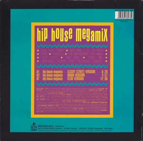 Album cover for Hip House Megamix by Various