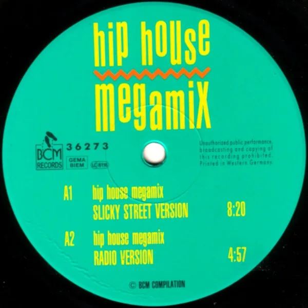 Album cover for Hip House Megamix by Various