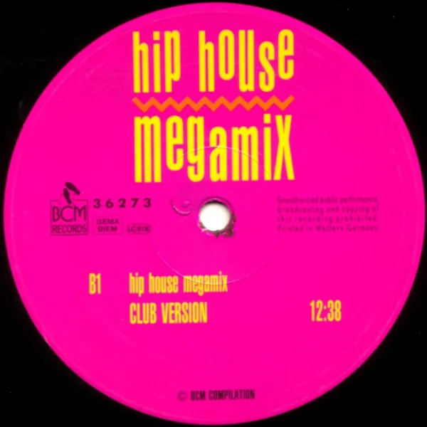 Album cover for Hip House Megamix by Various