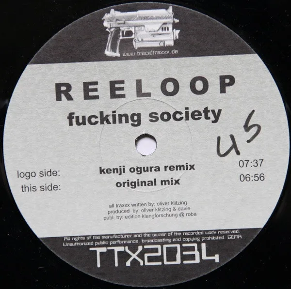Album cover for Fucking Society by Reeloop