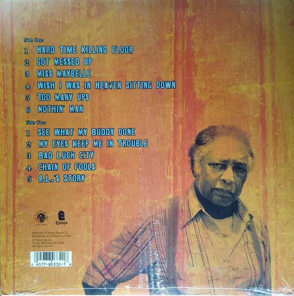 R.L. Burnside - Wish I Was In Heaven Sitting Down, Blues, Delta Blues, Modern Electric Blues, 2000 - Epitaph, Fat Possum Reco