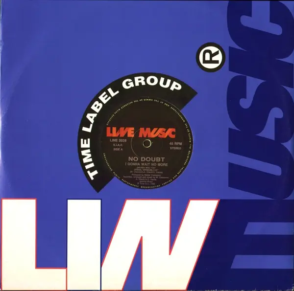 No Doubt (2) - I Gonna Wait No More, Electronic, Italo House, 1992 - Line Music, Italy, Vinyl 1x 12", 45 RPM