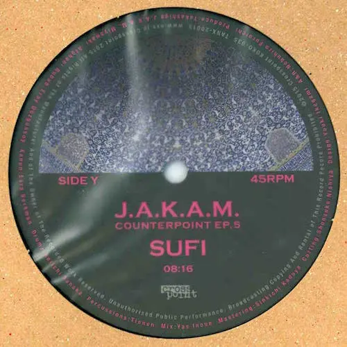 J.A.K.A.M. - Counterpoint EP.5, Electronic, Folk, World, & Country, Deep House, 2015 - Crosspoint, T-Annex, Japan, Vinyl 1x 1