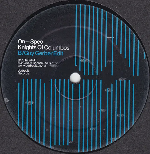 On Spec - Knights Of Columbos, Electronic, House, Tech House, 2006 - Bedrock Records, UK, Vinyl 1x 12"
