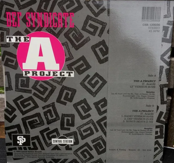 Album cover for The A Project by Def Syndicate