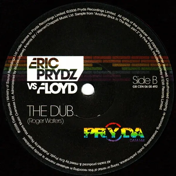 Eric Prydz Vs Pink Floyd - Proper Education, Electronic, Electro House, Progressive House, 2006 - Data Records, Pryda Recordi