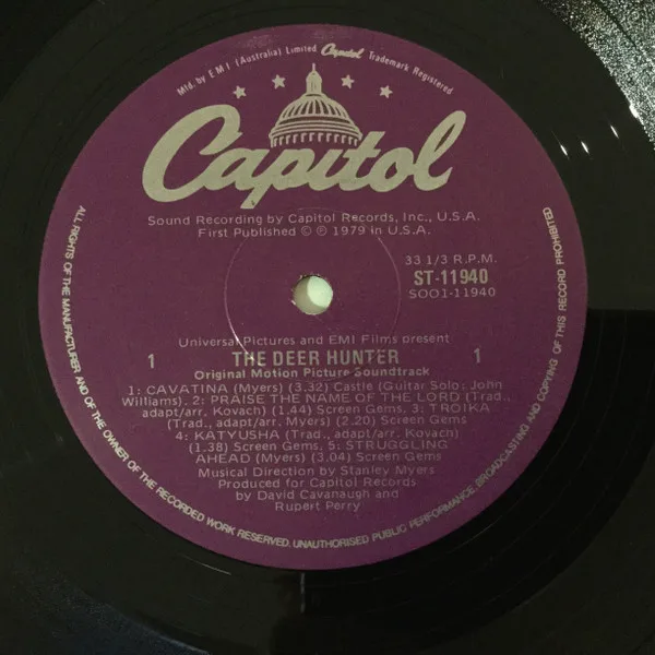 Album cover for The Deer Hunter (Original Motion Picture Soundtrack) by Various