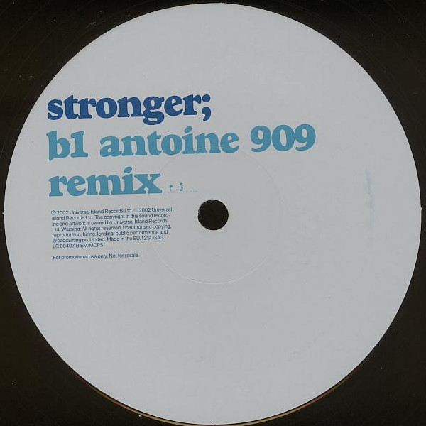 Sugababes - Stronger, Electronic, House, 2002 - Island Records, Island Records Group, Europe, Vinyl 1x 12", Promo