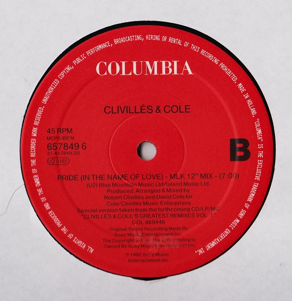 Clivillés & Cole - A Deeper Love (A Deeper Feeling Mix), Electronic, House, 1992 - Columbia, UK & Europe, Vinyl 1x 12", 45 RP