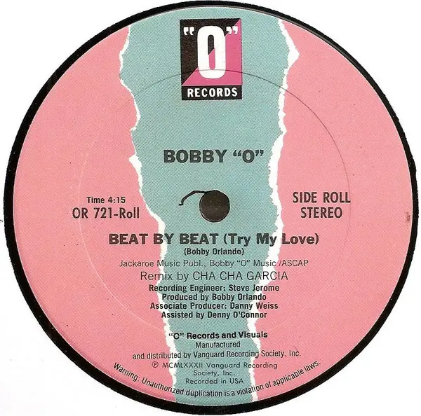 Bobby Orlando - She Has A Way, Electronic, Hi NRG, 1982 - "O" Records, US, Vinyl 1x 12", 33 ⅓ RPM