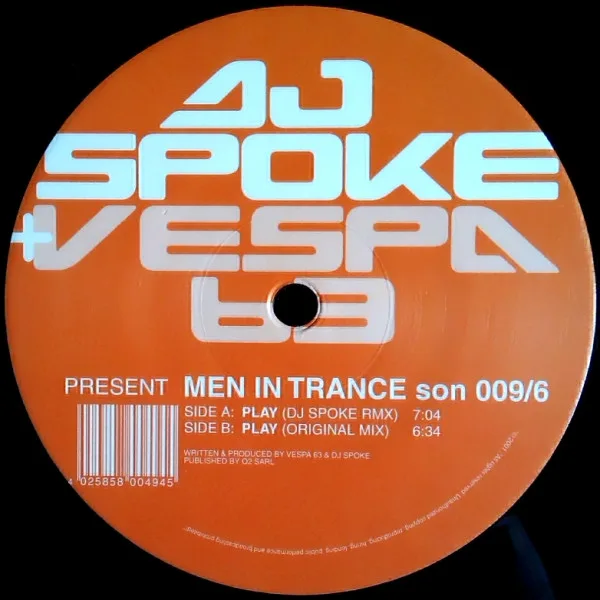 Album cover for Play by DJ Spoke vs. Vespa 63 Present Men In Trance