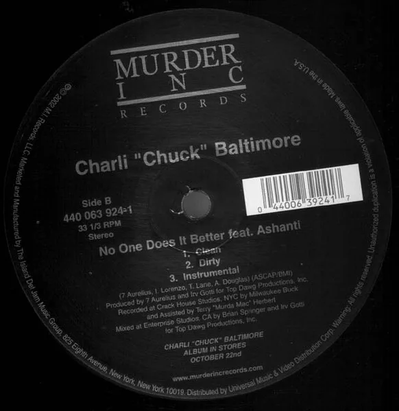 Album cover for Diary / No One Does It Better by Charli Baltimore